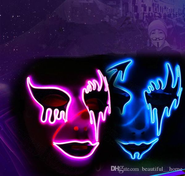 halloween mask led light up funny masks the purge election year great festival cosplay costume supplies party masks glow in dark, Silver
halloween mask led light up funny masks the purge election year great festival cosplay costume supplies party masks glow in dark, Silver
