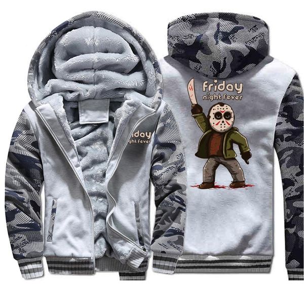 funny printing friday the 13th mens hoodie winter thicken zipper male coats horror prison hip hop hipster tracksuit, Black
funny printing friday the 13th mens hoodie winter thicken zipper male coats horror prison hip hop hipster tracksuit, Black