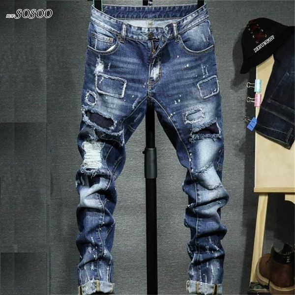 2018 new ripped jeans for men fear of god cotton and denim american and european style fashion jeans men #1712, Blue
2018 new ripped jeans for men fear of god cotton and denim american and european style fashion jeans men #1712, Blue