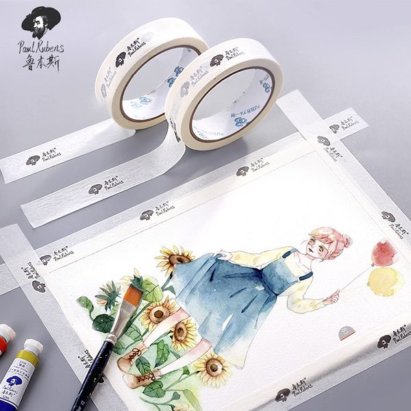 official rubens professional watercolor masking tape 2.5cm*20m decorative adhesive tapes sketch school art set supplies
official rubens professional watercolor masking tape 2.5cm*20m decorative adhesive tapes sketch school art set supplies