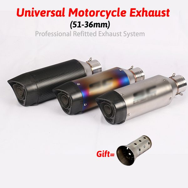 carbon 51mm motorcycle modified gy6 exhaust scooter muffler exhaust for cbr cbr125 cbr250 cb400 cb600 yzf fz400 z750
carbon 51mm motorcycle modified gy6 exhaust scooter muffler exhaust for cbr cbr125 cbr250 cb400 cb600 yzf fz400 z750