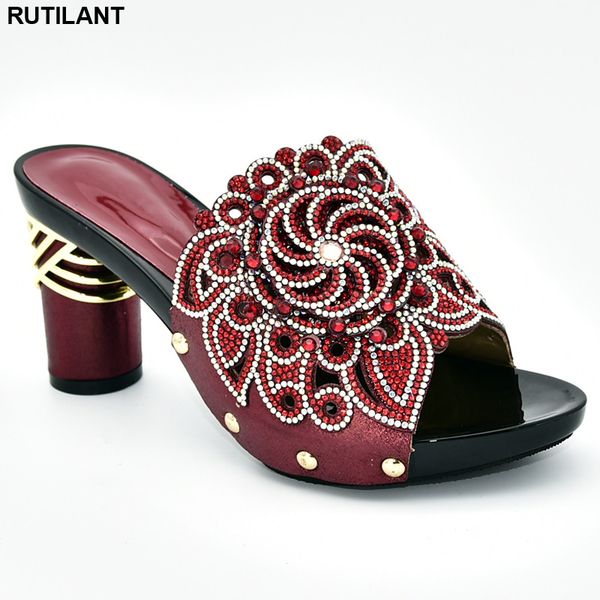fashion designer luxury shoes women 2019 women shoes high heel nigerian wedding decorated with rhinestone slip on pumps, Black
fashion designer luxury shoes women 2019 women shoes high heel nigerian wedding decorated with rhinestone slip on pumps, Black