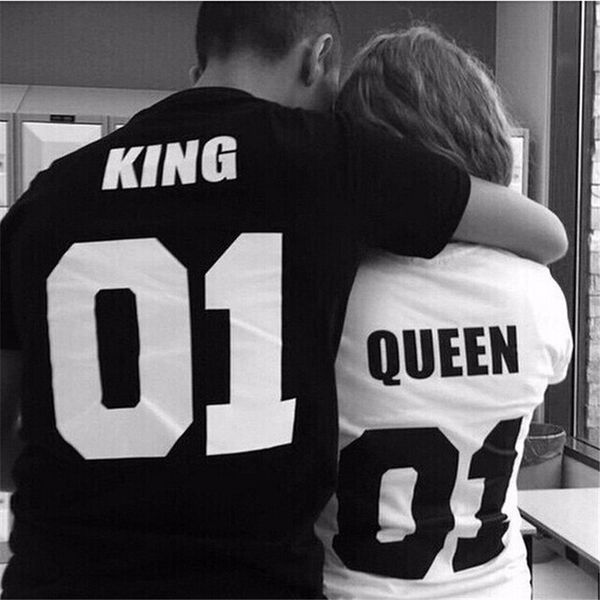 t-shirts woman o-neck cotton king queen 01 letter print couples leisure man shirt valentine tshirt short sleeve t-shirt, White;black
t-shirts woman o-neck cotton king queen 01 letter print couples leisure man shirt valentine tshirt short sleeve t-shirt, White;black