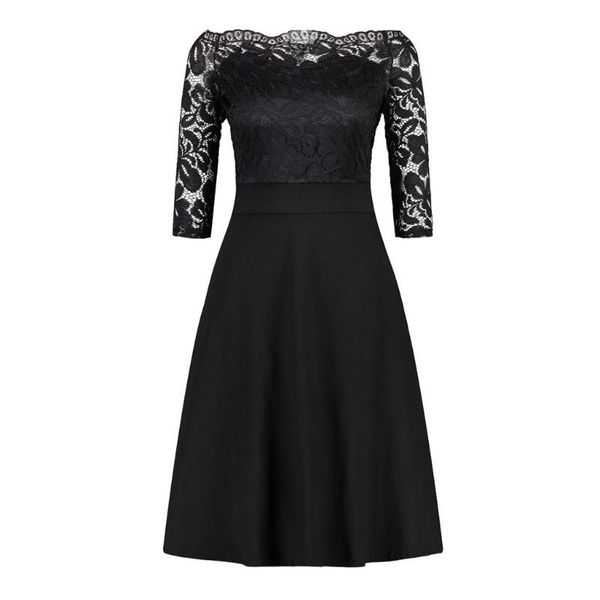 fashion new 2020 new women's collar lace dress women floral lace formal cocktail party dress half sleeve prom, Black;gray
fashion new 2020 new women's collar lace dress women floral lace formal cocktail party dress half sleeve prom, Black;gray
