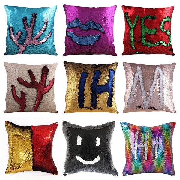 pillowcase decorative mermaid sequin colorful square plain knitted hidden zipper pillow home car sofa cushion cover 40*40cm
pillowcase decorative mermaid sequin colorful square plain knitted hidden zipper pillow home car sofa cushion cover 40*40cm