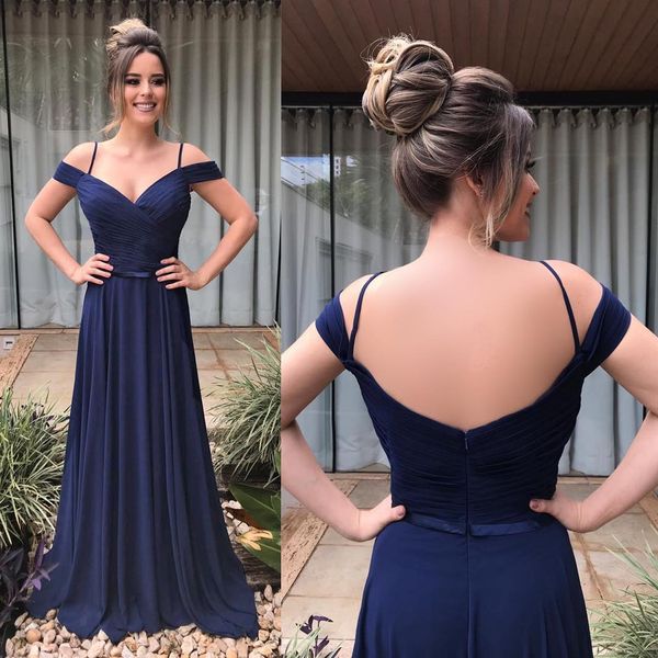 navy blue spaghetti straps bridesmaid dresses backless pleats wedding guest dress maid of honor robe robes de demoiselle d'honneur, White;pink
navy blue spaghetti straps bridesmaid dresses backless pleats wedding guest dress maid of honor robe robes de demoiselle d'honneur, White;pink