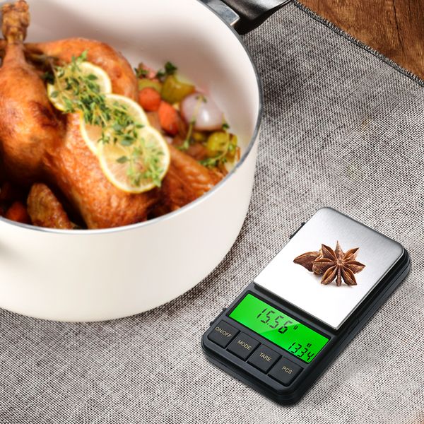 pocket scale 500g/ 0.01g high precision backlight display accurate digital kitchen scale for flavoring food jewelry baking tools
pocket scale 500g/ 0.01g high precision backlight display accurate digital kitchen scale for flavoring food jewelry baking tools
