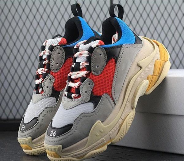 2018 fashion brand paris 17fw triple-s sneaker casual luxury dad shoes for men women beige black sports tennis running shoes size36--45
2018 fashion brand paris 17fw triple-s sneaker casual luxury dad shoes for men women beige black sports tennis running shoes size36--45