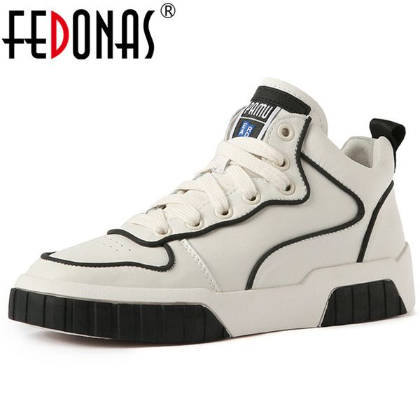 fedonas spring women genuine leather flats comfortable breathable quality women sneakers basic casual sports shoes woman, Black
fedonas spring women genuine leather flats comfortable breathable quality women sneakers basic casual sports shoes woman, Black