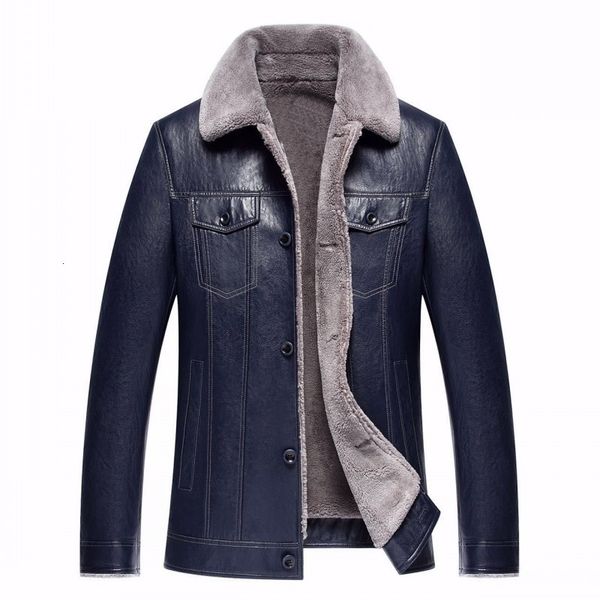 men thick warm winter leather jackets lapel slim fit long sleeve black blue male leather coats business casual new
men thick warm winter leather jackets lapel slim fit long sleeve black blue male leather coats business casual new