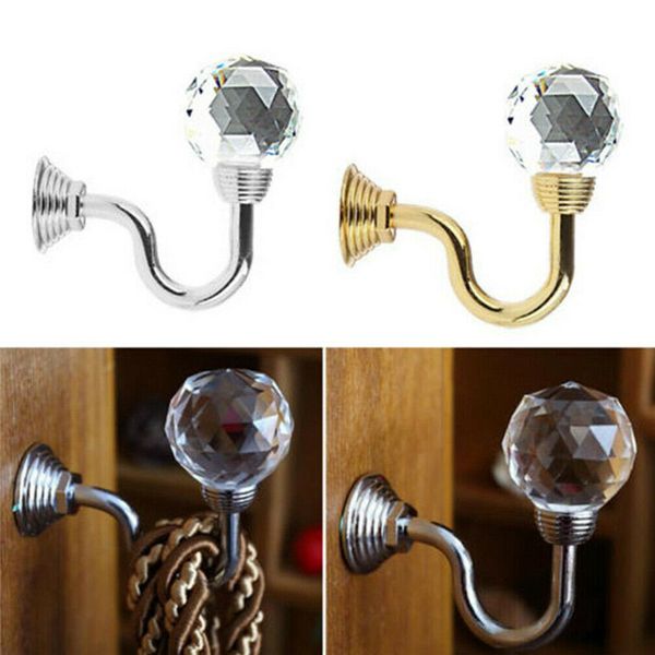 2pcs metal crystal curtain holdback wall tie back hooks hanger household window decor
2pcs metal crystal curtain holdback wall tie back hooks hanger household window decor