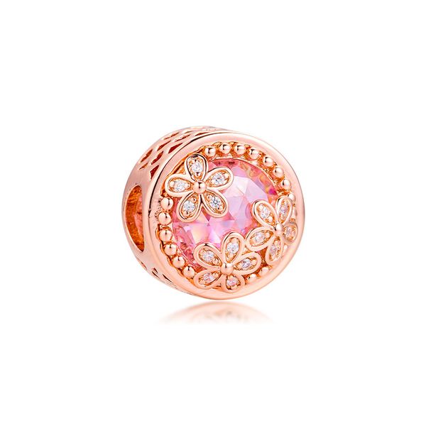 sparkling pink daisy flower charm fits beaded snake chain bracelets for woman diy beads for jewelry making sterling silver jewelry charm, Black
sparkling pink daisy flower charm fits beaded snake chain bracelets for woman diy beads for jewelry making sterling silver jewelry charm, Black