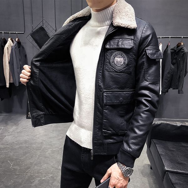 winter black leather jackets mens fashion deri mont bomber erkek chaqueta cuero hombre biker jackets mens motorcycle men
winter black leather jackets mens fashion deri mont bomber erkek chaqueta cuero hombre biker jackets mens motorcycle men
