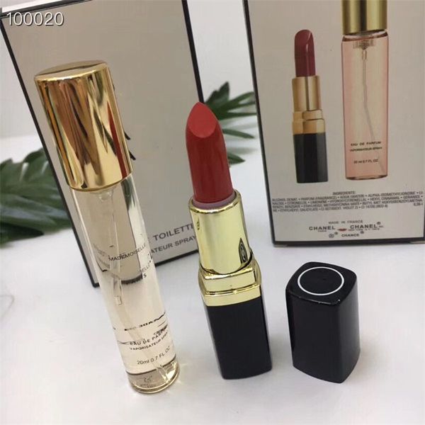 brand mini perfumes makeup maquillage matte rouge a levre lipstick + perfume 20ml 2 in 1 make up set
brand mini perfumes makeup maquillage matte rouge a levre lipstick + perfume 20ml 2 in 1 make up set