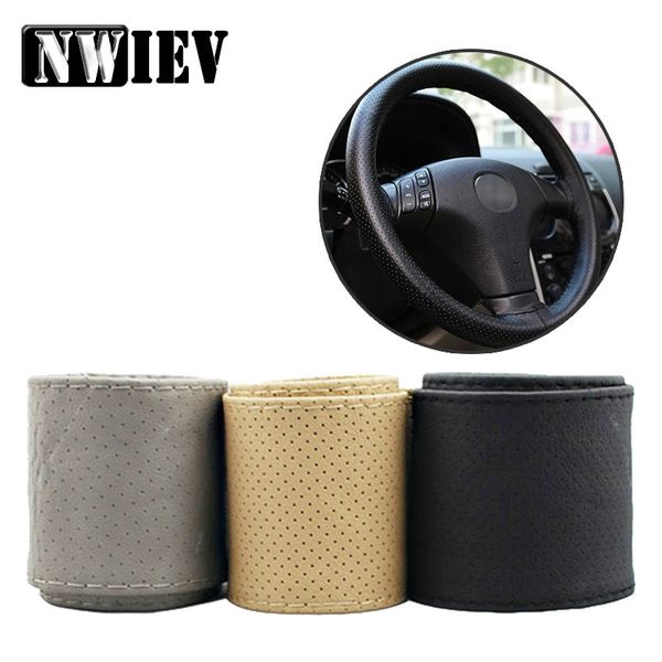 nwiev car steering wheel cover genuine leather hand stitching for w204 w210 amg e36 e90 e60 500 s80
nwiev car steering wheel cover genuine leather hand stitching for w204 w210 amg e36 e90 e60 500 s80