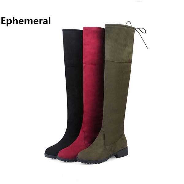 women's shoes with zippers long boots over the knee botas femininas de inverno winter fur round toe low heel pumps big size 15 9, Black
women's shoes with zippers long boots over the knee botas femininas de inverno winter fur round toe low heel pumps big size 15 9, Black