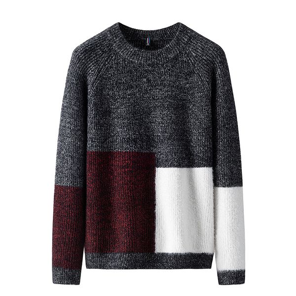 sweater men casual o-neck pullover men autumn slim fit sweaters knitted patchwork pull homme streetwear clothes, White;black
sweater men casual o-neck pullover men autumn slim fit sweaters knitted patchwork pull homme streetwear clothes, White;black
