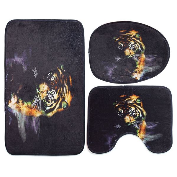 3pcs/set print non slip toilet bathroom pad tiger pattern carpet absorbent pedestal rug lid toilet cover bath mat
3pcs/set print non slip toilet bathroom pad tiger pattern carpet absorbent pedestal rug lid toilet cover bath mat