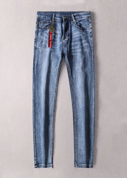 luxury designer jeans trend mens jeans white and worn denim locomotive tight casual men pants male feet pencil pants, Blue
luxury designer jeans trend mens jeans white and worn denim locomotive tight casual men pants male feet pencil pants, Blue