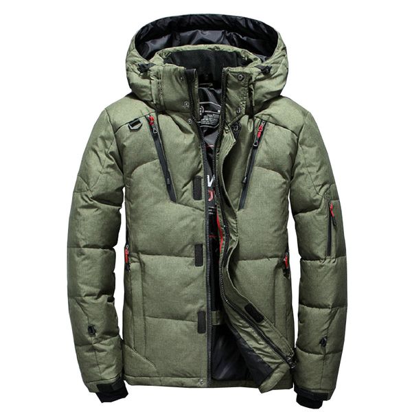 thick warm men winter jacket hooded outdoor duck down parka windproof winter coat casual mens overcoat, Black
thick warm men winter jacket hooded outdoor duck down parka windproof winter coat casual mens overcoat, Black