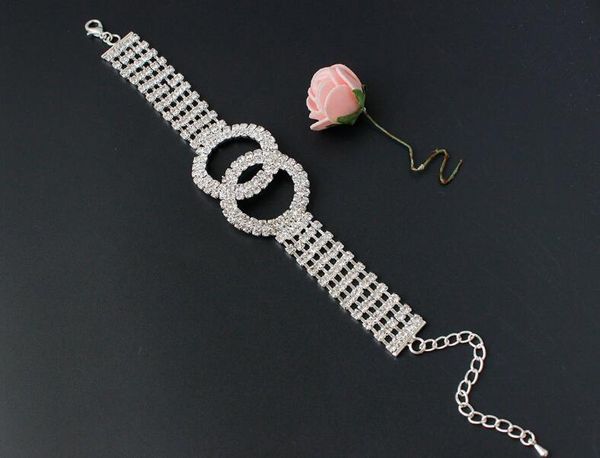 fashion- new double circle white diamond open bracelet high-grade diamond bracelet full diamond bracelet bride jewelry wholesale, Gray
fashion- new double circle white diamond open bracelet high-grade diamond bracelet full diamond bracelet bride jewelry wholesale, Gray