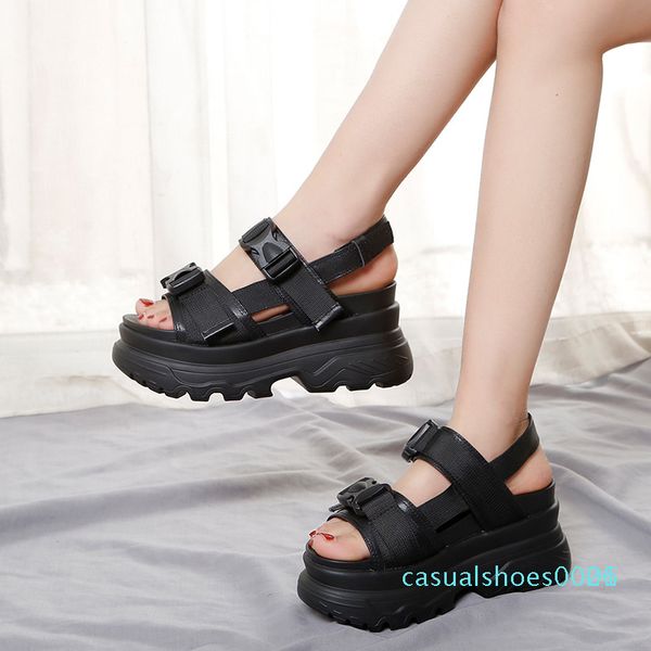 2020 summer design women sandals thick bottom wedge platform sandals ladies ankle strap open-toed beach shoes woman white black c26
2020 summer design women sandals thick bottom wedge platform sandals ladies ankle strap open-toed beach shoes woman white black c26