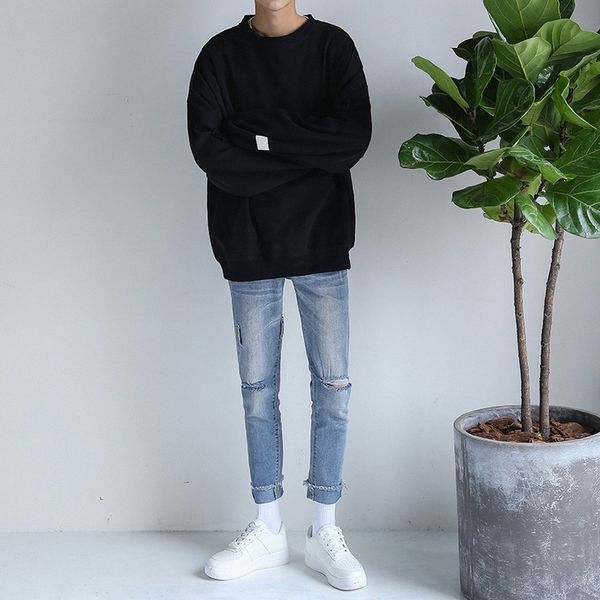 autumn turtleneck sweater men's loose men's couples oversize korean trends solid color long sleeve jacket 8, Black;blue
autumn turtleneck sweater men's loose men's couples oversize korean trends solid color long sleeve jacket 8, Black;blue