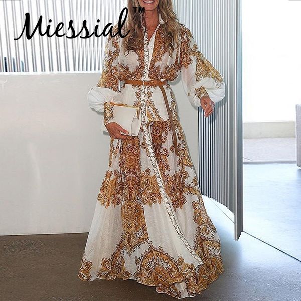 miessial white elegant vintage women's shirt dress ladies autumn long sleeve maxi boho dress winter beach party night dress, Black;gray
miessial white elegant vintage women's shirt dress ladies autumn long sleeve maxi boho dress winter beach party night dress, Black;gray