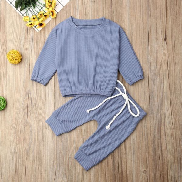 2019 baby spring autumn clothing infant baby girl clothes solid color t-shirt long pants 2pcs set ribbed tracksuit outfit, White
2019 baby spring autumn clothing infant baby girl clothes solid color t-shirt long pants 2pcs set ribbed tracksuit outfit, White
