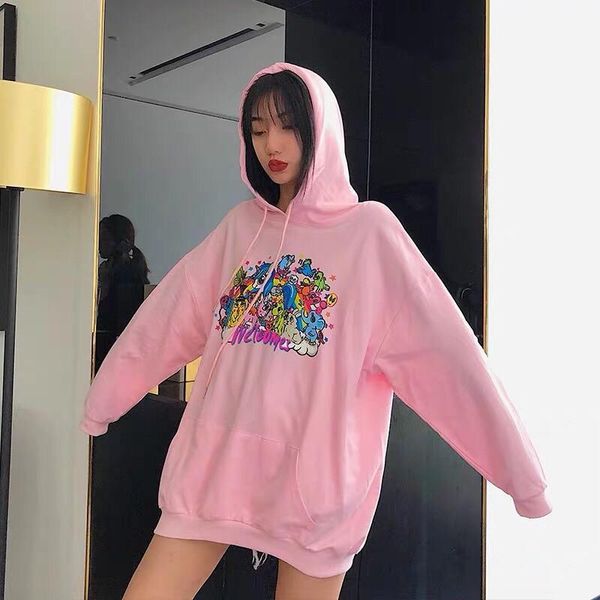2020 autumn winter vetements cartoon unicorn rainbow animal embroidery fashion casual wear hooded men women sweashirt long sleeve hoodie, Black
2020 autumn winter vetements cartoon unicorn rainbow animal embroidery fashion casual wear hooded men women sweashirt long sleeve hoodie, Black