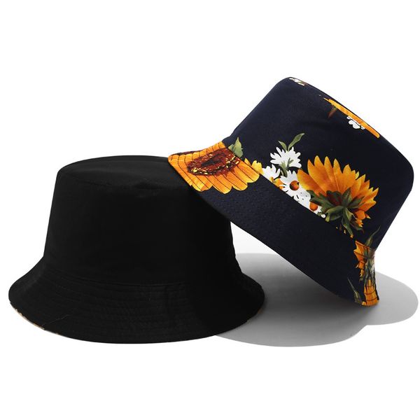 3d sunflower double-sided bucket hat outdoor sunscreen fisherman's hat women street trend printed pot dropship new wholesale
3d sunflower double-sided bucket hat outdoor sunscreen fisherman's hat women street trend printed pot dropship new wholesale