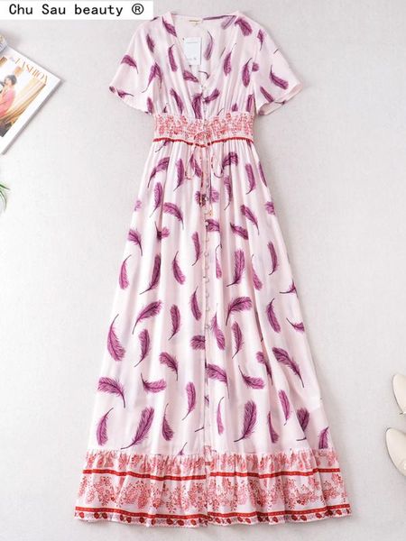 chu sau beauty new fashion boho feather print maxi dress women holiday chic v-neck summer beach long loose dresses mujer vestido, Black;gray
chu sau beauty new fashion boho feather print maxi dress women holiday chic v-neck summer beach long loose dresses mujer vestido, Black;gray