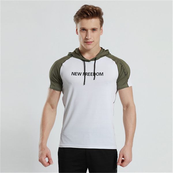 sportswear sport shirt men hooded bodybuilding dry fit t shirt gym fitness t-shirt running men jogging tee, Black;red
sportswear sport shirt men hooded bodybuilding dry fit t shirt gym fitness t-shirt running men jogging tee, Black;red