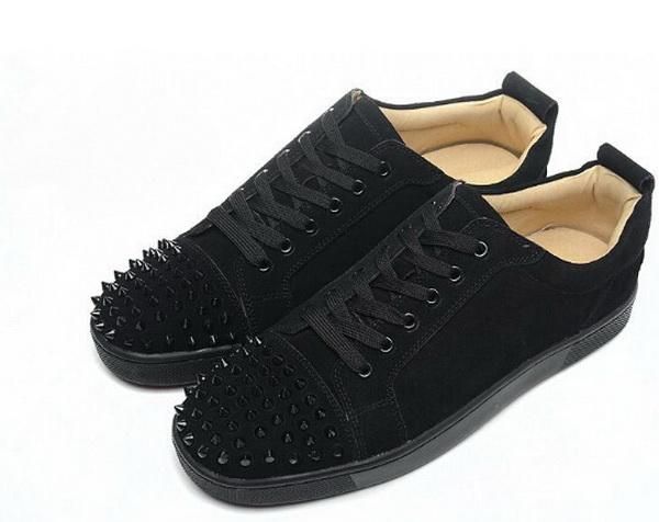 2018 горячие продаж бренда red bottom мужчины женщины повседневная кроссовки, роскошный черный кожаный matter шипастое toe скейтбординг обув, Black
2018 горячие продаж бренда red bottom мужчины женщины повседневная кроссовки, роскошный черный кожаный matter шипастое toe скейтбординг обув, Black