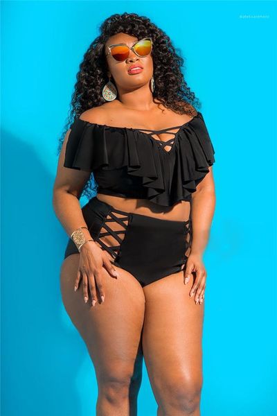 females bandage hollow out swim suits 5xl womens plus size 2pcs swimwear desinger summer slash neck bikinis, White;black
females bandage hollow out swim suits 5xl womens plus size 2pcs swimwear desinger summer slash neck bikinis, White;black