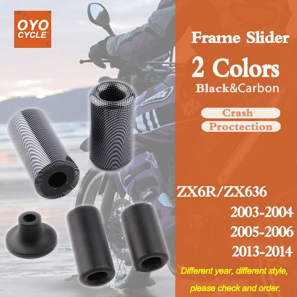 for ninja zx6r zx-6rr zx636 zx 6r 03-04 05-06 13-14 frame slider crash pad falling protection motorcycle parts
for ninja zx6r zx-6rr zx636 zx 6r 03-04 05-06 13-14 frame slider crash pad falling protection motorcycle parts