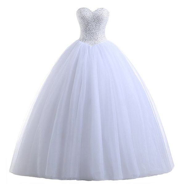 2019 white ball gown wedding dresses with beaded crystals ball gown long wedding party dress bridal gowns al35
2019 white ball gown wedding dresses with beaded crystals ball gown long wedding party dress bridal gowns al35