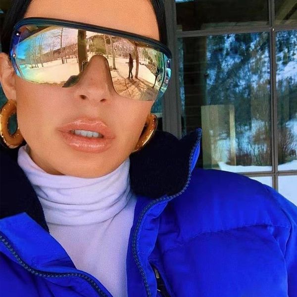 trend oversized shield women mirror sunglasses nirvana fashion female one-piece windproof big frame eyeglasses uv400 1810, White;black
trend oversized shield women mirror sunglasses nirvana fashion female one-piece windproof big frame eyeglasses uv400 1810, White;black