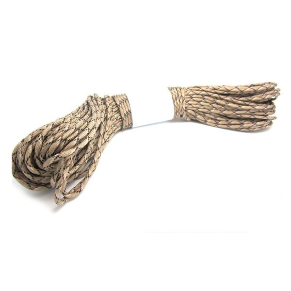 parachute cord with 7 strands, 550 lbs, 100 ft
parachute cord with 7 strands, 550 lbs, 100 ft