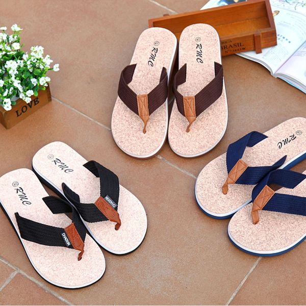 thick soled beach outside men's slippers solid fashion summer flip flops concise men shoes, Black
thick soled beach outside men's slippers solid fashion summer flip flops concise men shoes, Black