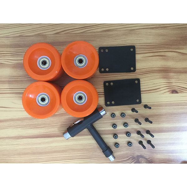 skateboarding 4pc/set longboard cruiser skateboard wheels 78a 70*51mm