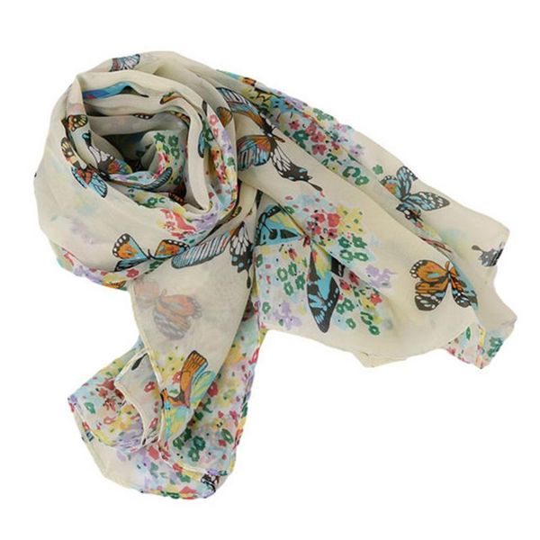 summer korean chiffon scarf sunscreen butterfly printed light breathable fashionable versatile scarf lengthened, Blue;gray
summer korean chiffon scarf sunscreen butterfly printed light breathable fashionable versatile scarf lengthened, Blue;gray