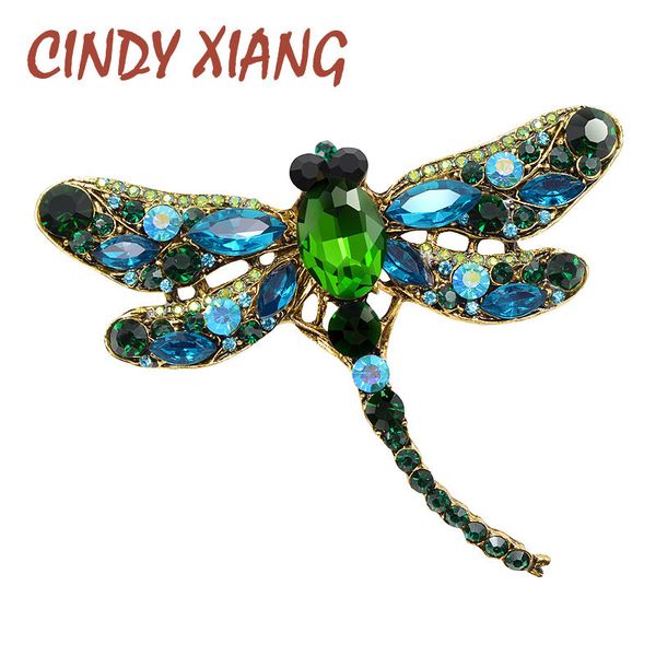 cindy xiang crystal vintage dragonfly brooches for women large insect brooch pin fashion dress coat accessories cute jewelry t190622, Gray
cindy xiang crystal vintage dragonfly brooches for women large insect brooch pin fashion dress coat accessories cute jewelry t190622, Gray