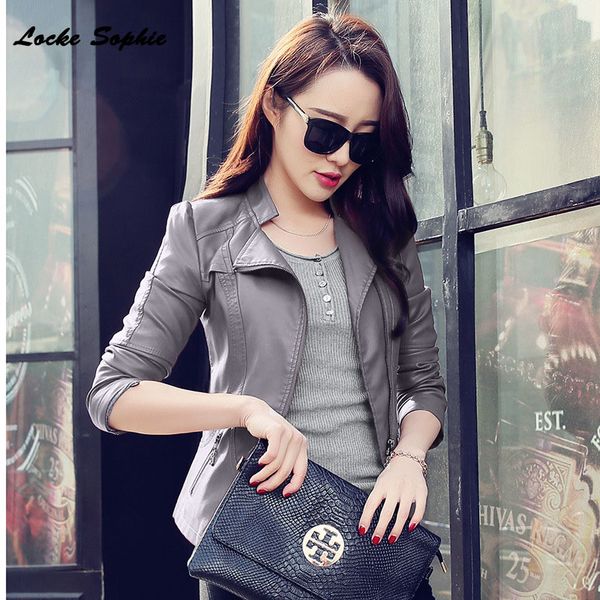 women's plus size jacket coats 2019 autumn faux fur pu leather zipper splicing small jacket ladies skinny locomotive coats girls, Black
women's plus size jacket coats 2019 autumn faux fur pu leather zipper splicing small jacket ladies skinny locomotive coats girls, Black