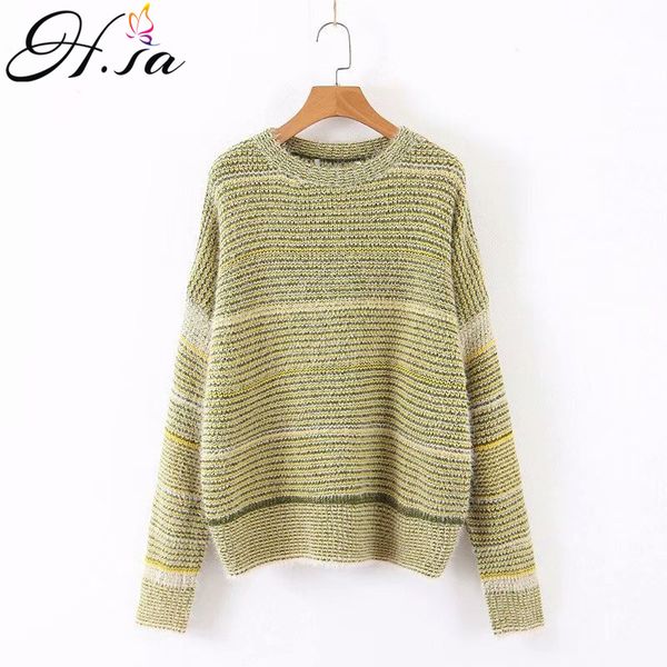 h.sa women sweater pullovers 2019 loose oversized striped mohair casual pull jumpers soft warm winter christmas jumpers mujer, White;black
h.sa women sweater pullovers 2019 loose oversized striped mohair casual pull jumpers soft warm winter christmas jumpers mujer, White;black