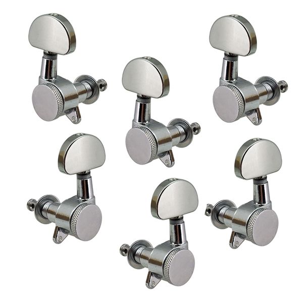 6 pieces guitar string tuning peg, tuner machine heads knobs - locking string set for electric guitar -silver (3 for right 3 for left
6 pieces guitar string tuning peg, tuner machine heads knobs - locking string set for electric guitar -silver (3 for right 3 for left
