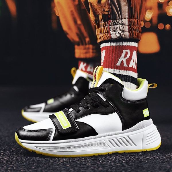 fashion men chunky sneakers high casual sneaker shoes lightweight walking male sneakers tenis feminino footwear, Black
fashion men chunky sneakers high casual sneaker shoes lightweight walking male sneakers tenis feminino footwear, Black