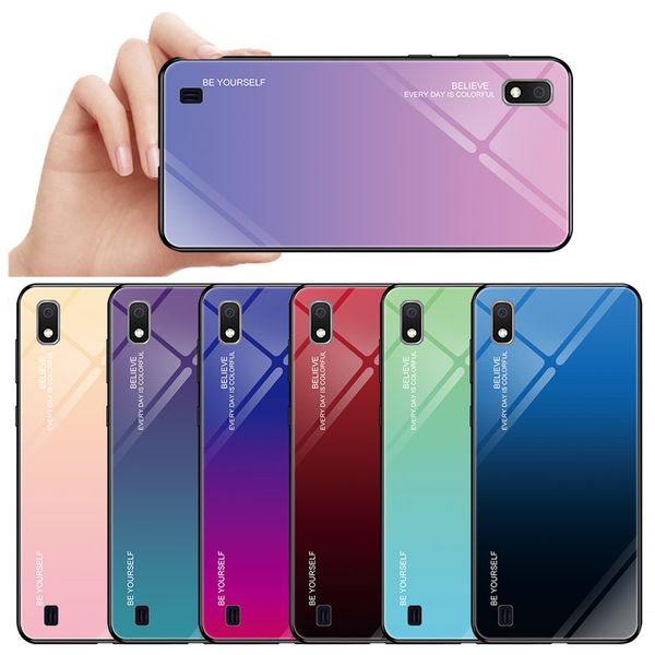 

Чехол для телефона с градиентом для Samsung Galaxy A10 A50 A30 A8S M10 M20 S10e S10 Plus Note9 S9 S8 A6 A8 A7 A9