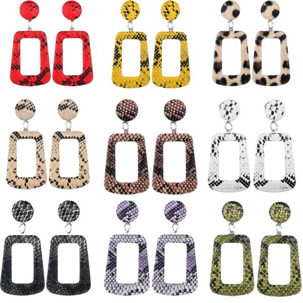 2020 women leather tortoise geometric drop earrings print jewelry leopard knit women snake leather earrings jewelry gifts, Silver 
2020 women leather tortoise geometric drop earrings print jewelry leopard knit women snake leather earrings jewelry gifts, Silver
