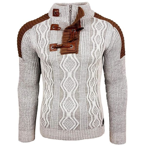 zogaa autumn winter men ripped patchwork oversize knitted sweater irregular design hip hop punk knitwear men vintage pullover, White;black
zogaa autumn winter men ripped patchwork oversize knitted sweater irregular design hip hop punk knitwear men vintage pullover, White;black